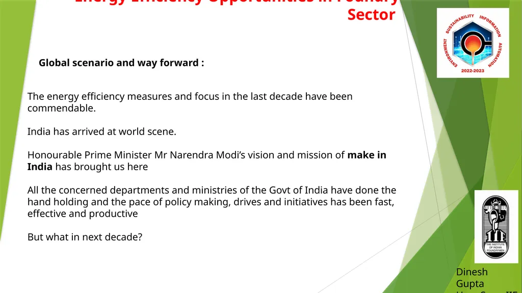 Energy Efficiency Opportunities in Foundry Sector - slide 13 of 16