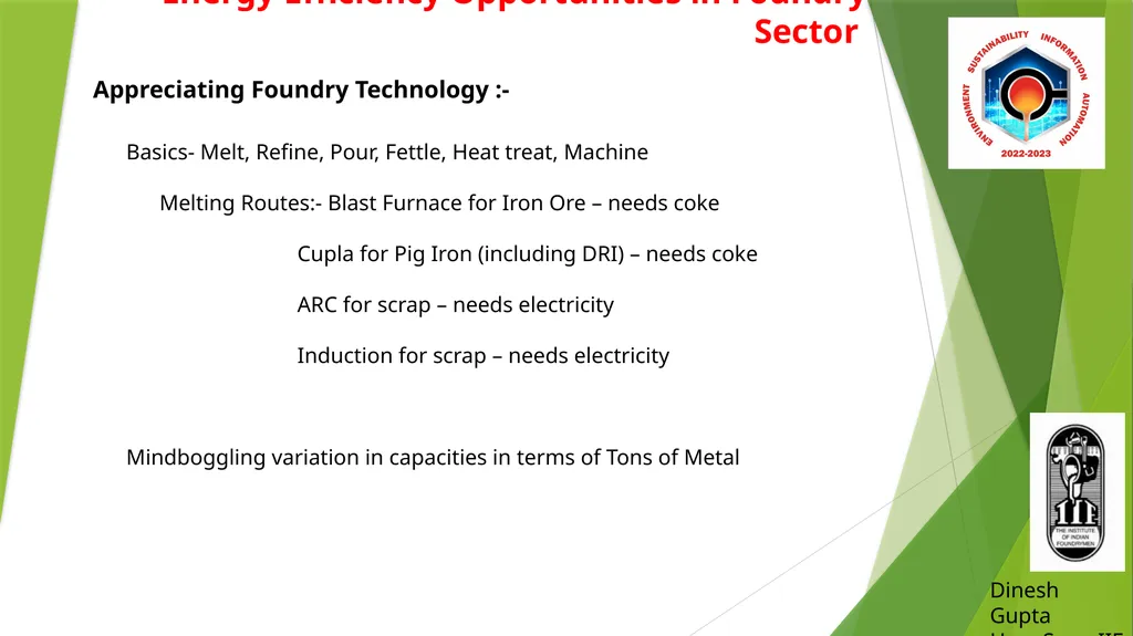 Energy Efficiency Opportunities in Foundry Sector - slide 4 of 16