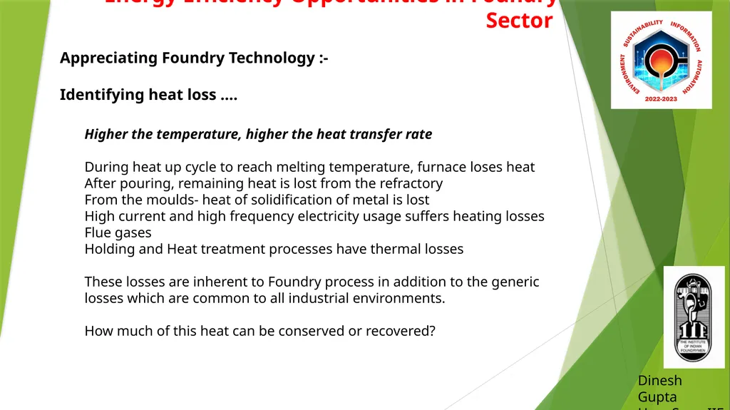 Energy Efficiency Opportunities in Foundry Sector - slide 7 of 16