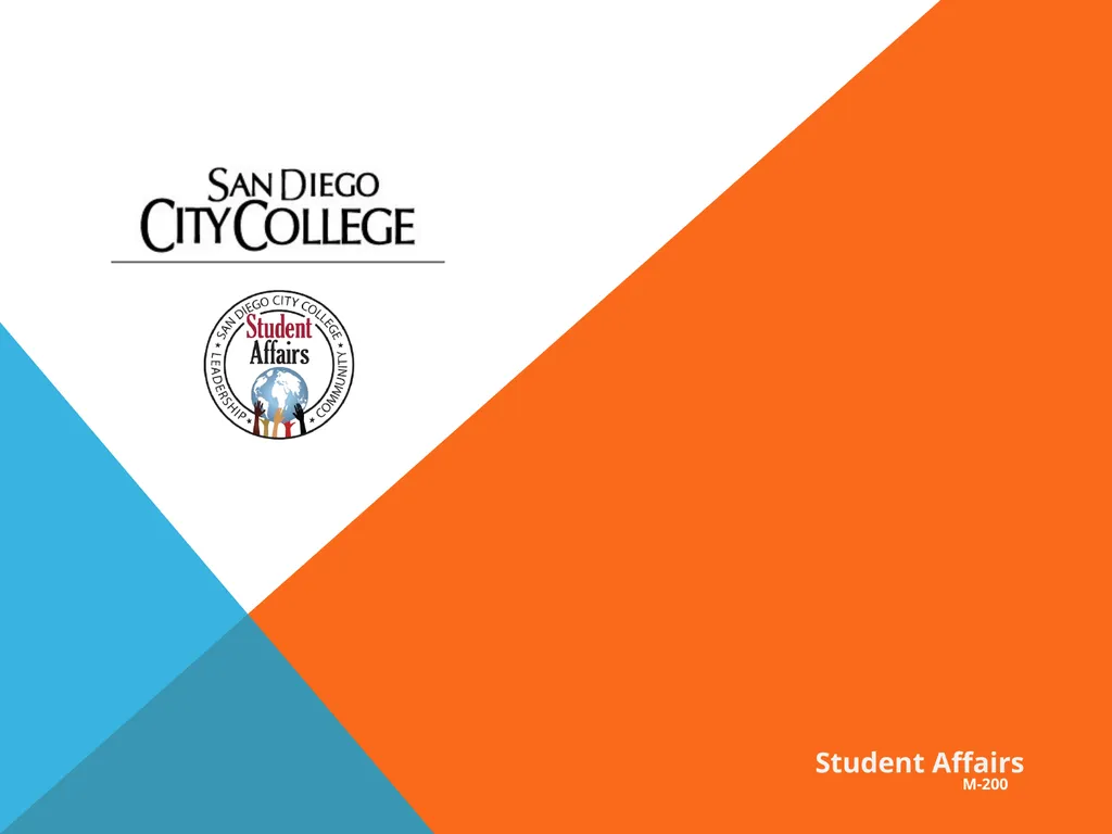 M-200 Student Affairs STUDENT CLUB ORIENTATION I