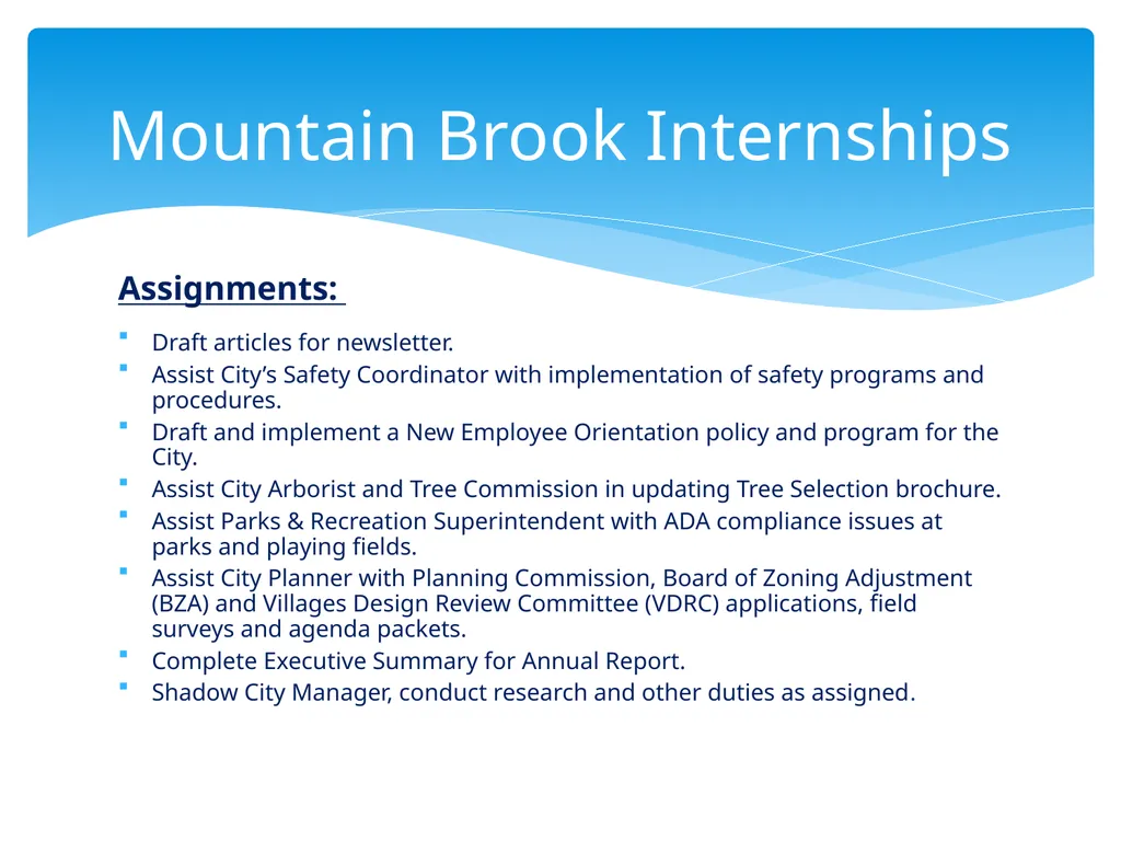 STUDENT INTERNSHIP DATA and GUIDELINES ACCMA June - slide 17 of 22