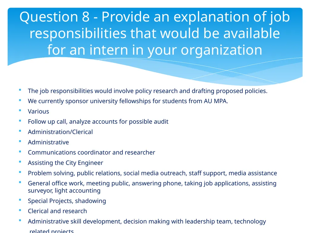STUDENT INTERNSHIP DATA and GUIDELINES ACCMA June - slide 9 of 22