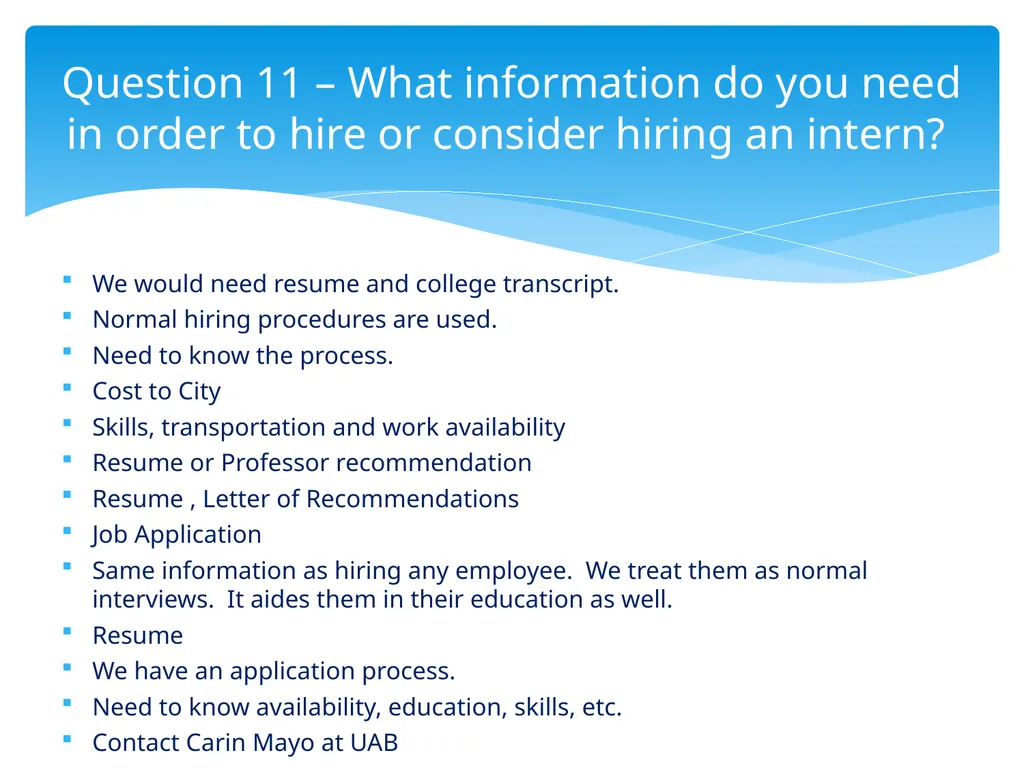STUDENT INTERNSHIP DATA and GUIDELINES ACCMA June - slide 12 of 22