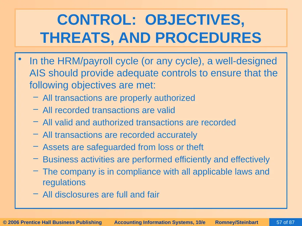 HAPTER 13 The Human Resources Management / Payroll - slide 57 of 67