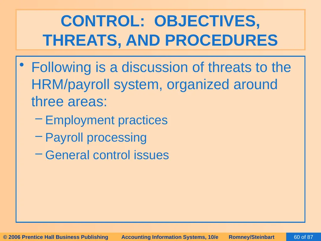 HAPTER 13 The Human Resources Management / Payroll - slide 60 of 67