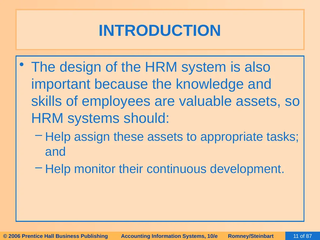 HAPTER 13 The Human Resources Management / Payroll - slide 11 of 67