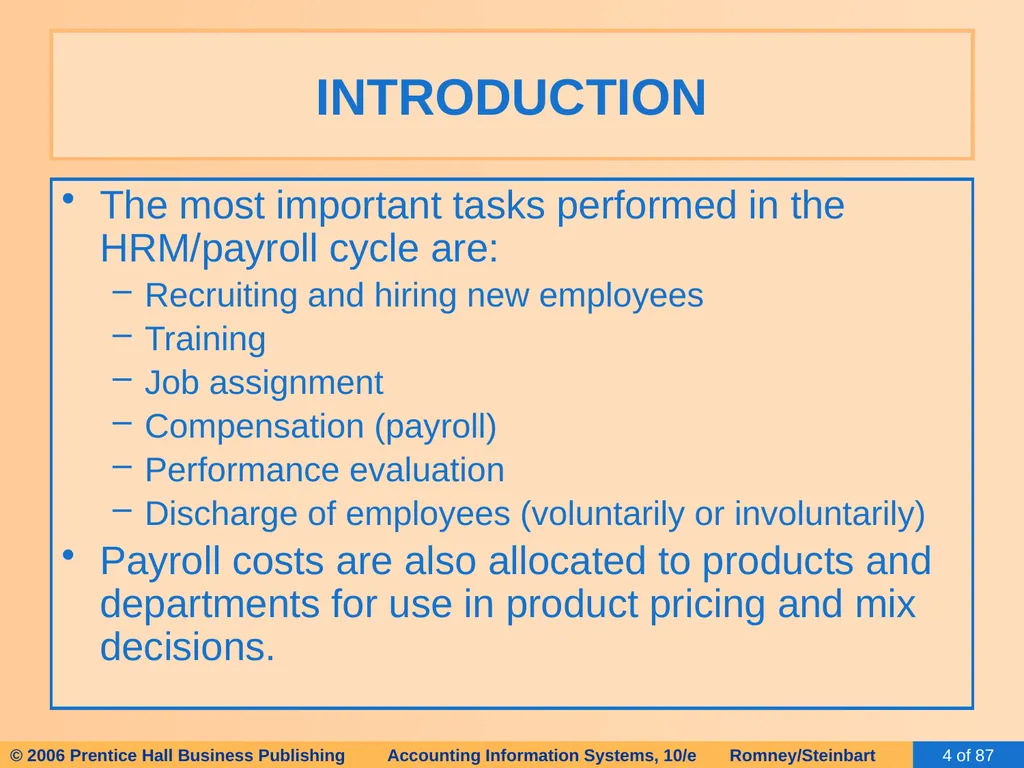 HAPTER 13 The Human Resources Management / Payroll - slide 4 of 67