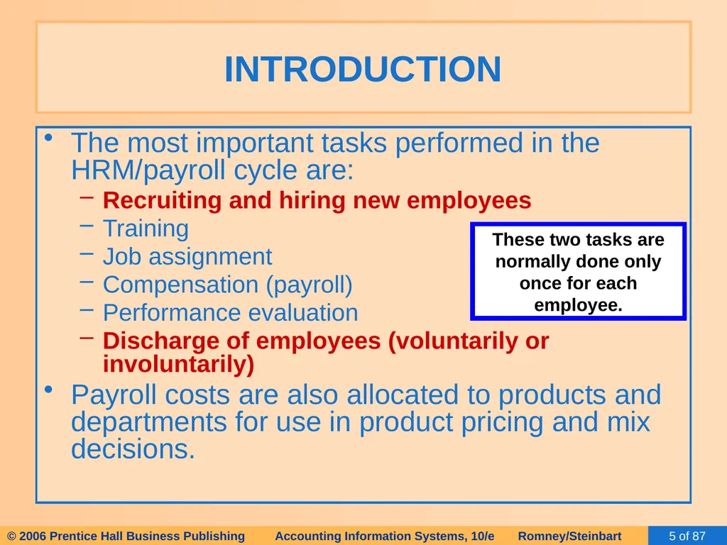 HAPTER 13 The Human Resources Management / Payroll - slide 5 of 67