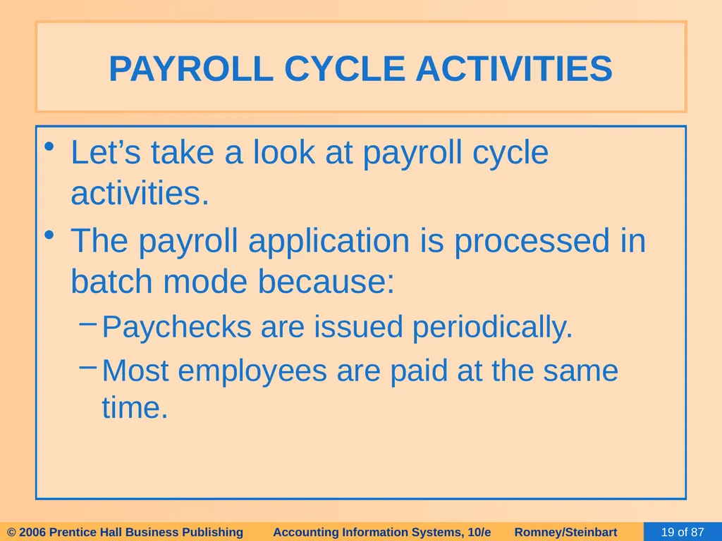 HAPTER 13 The Human Resources Management / Payroll - slide 19 of 67