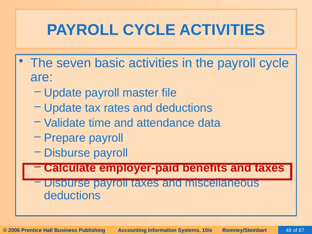 HAPTER 13 The Human Resources Management / Payroll - slide 48 of 67