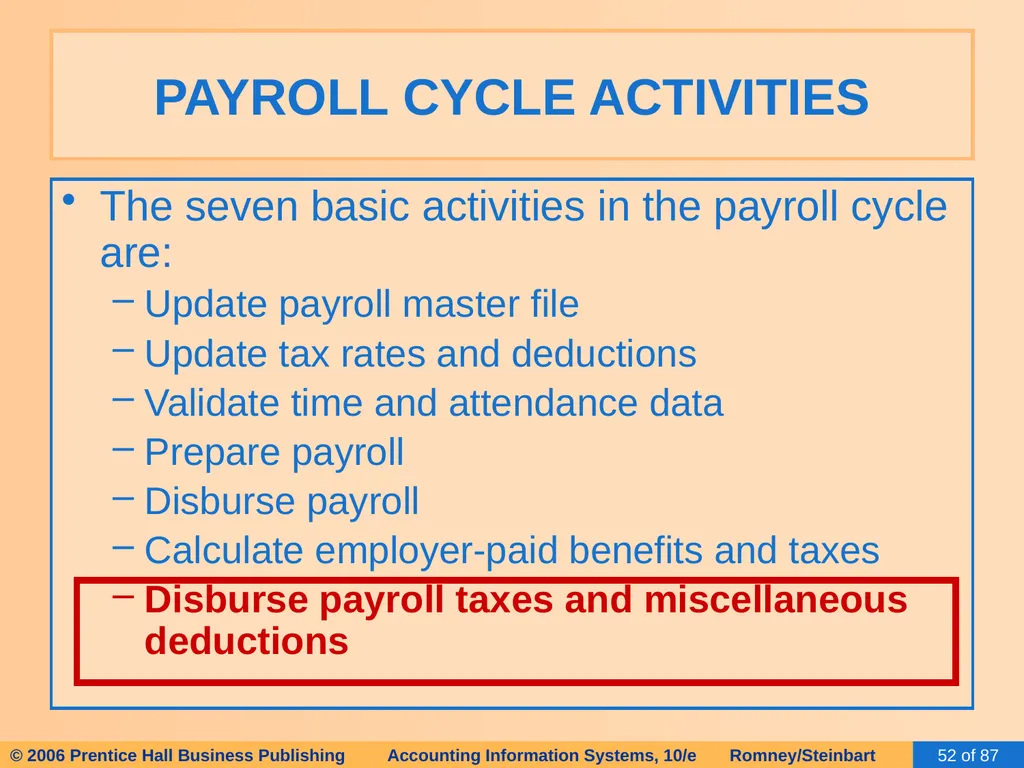 HAPTER 13 The Human Resources Management / Payroll - slide 52 of 67