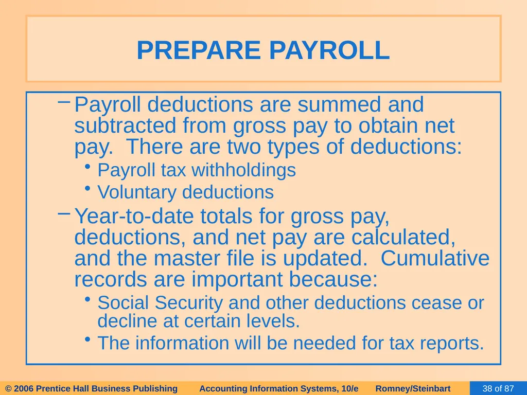 HAPTER 13 The Human Resources Management / Payroll - slide 38 of 67