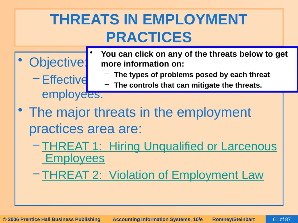 HAPTER 13 The Human Resources Management / Payroll - slide 61 of 67