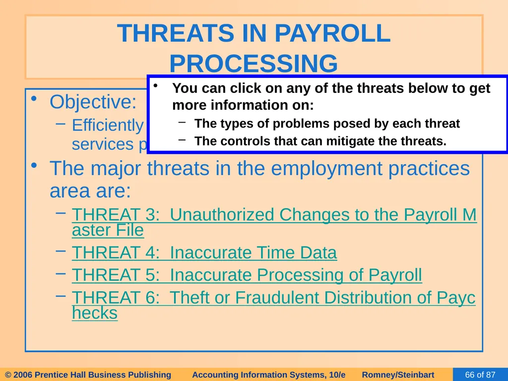 HAPTER 13 The Human Resources Management / Payroll - slide 62 of 67