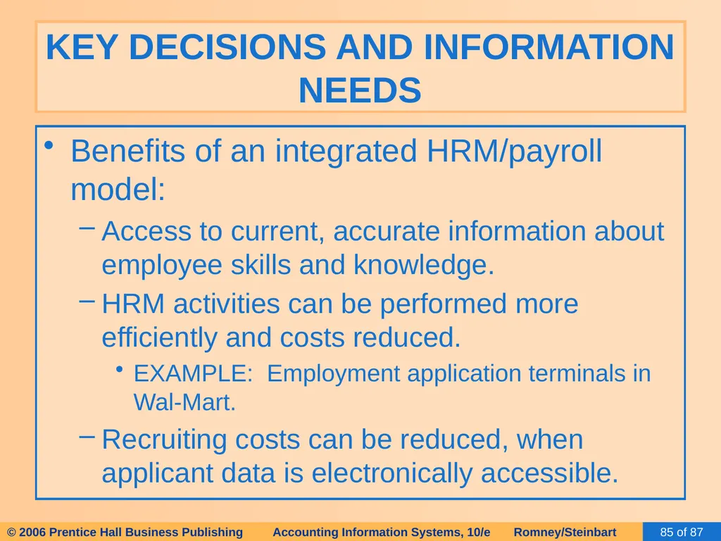 HAPTER 13 The Human Resources Management / Payroll - slide 65 of 67