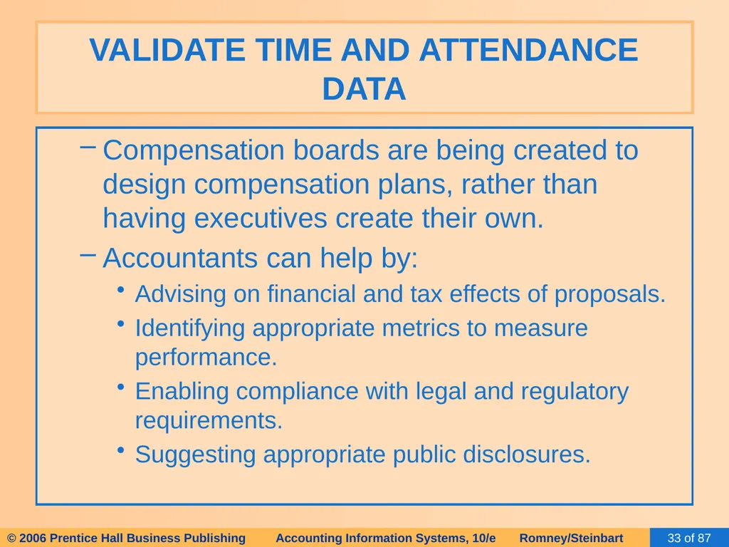 HAPTER 13 The Human Resources Management / Payroll - slide 33 of 67