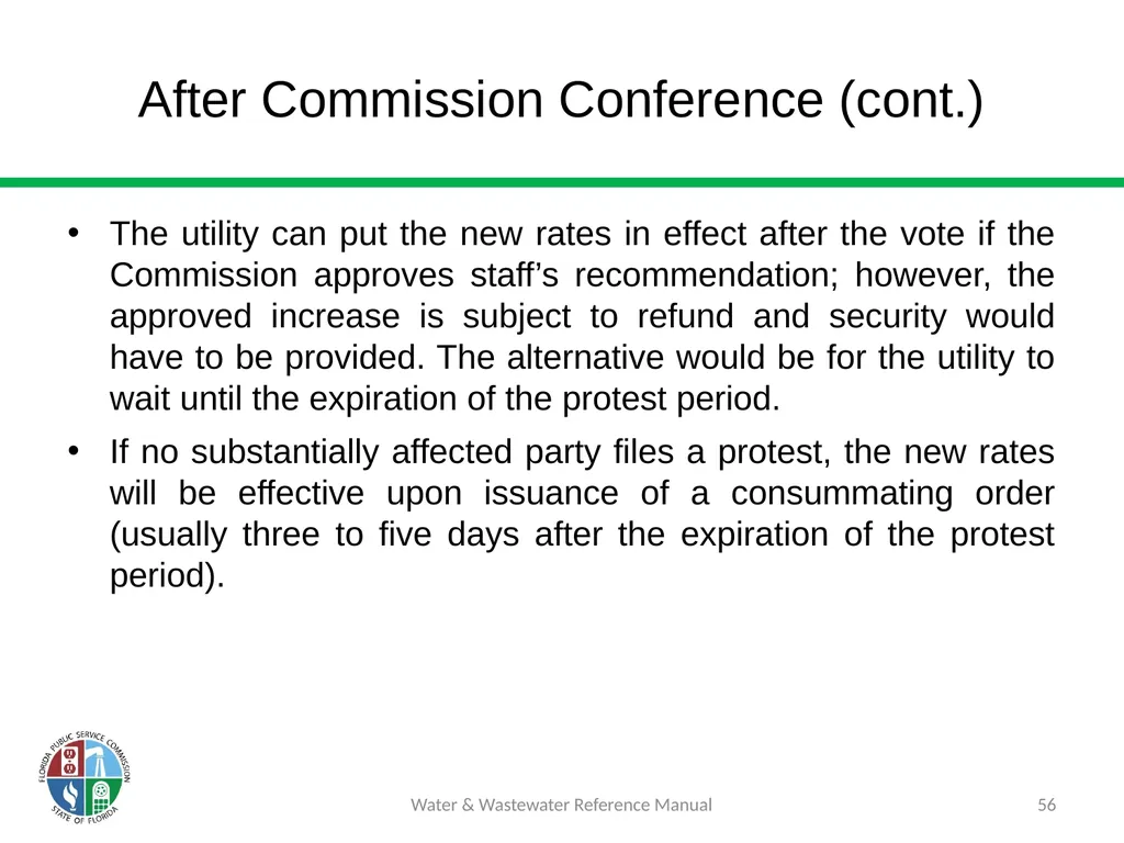 Staff Assisted Rate Cases (SARCs) 1 Water & - slide 56 of 73