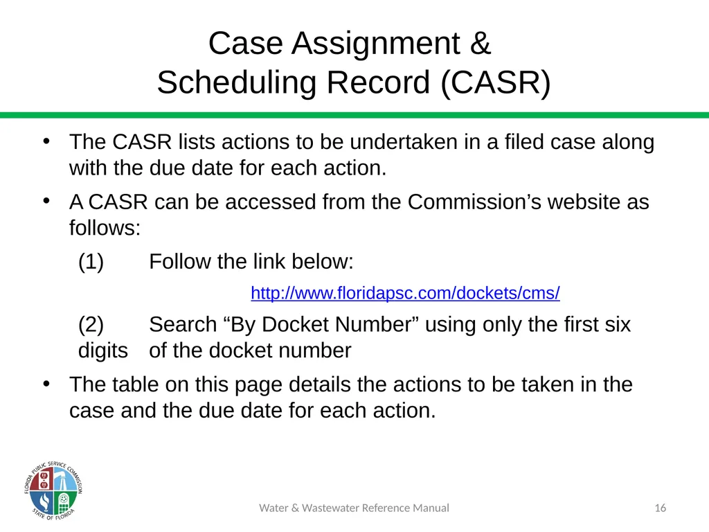 Staff Assisted Rate Cases (SARCs) 1 Water & - slide 16 of 73