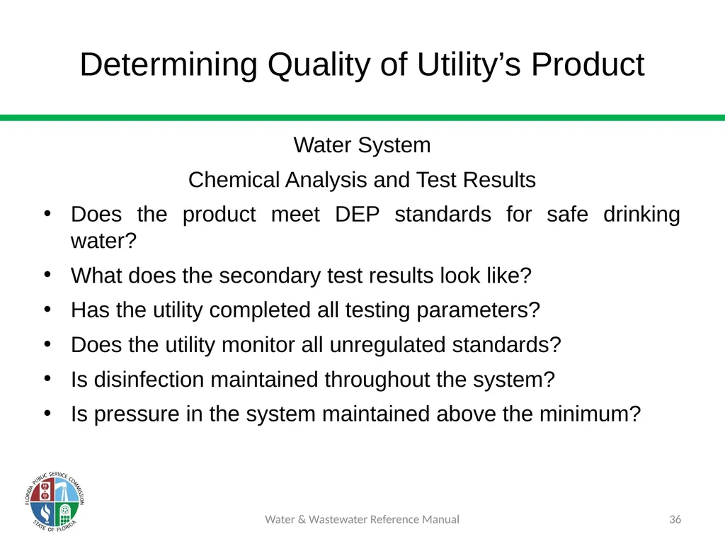 Staff Assisted Rate Cases (SARCs) 1 Water & - slide 36 of 73