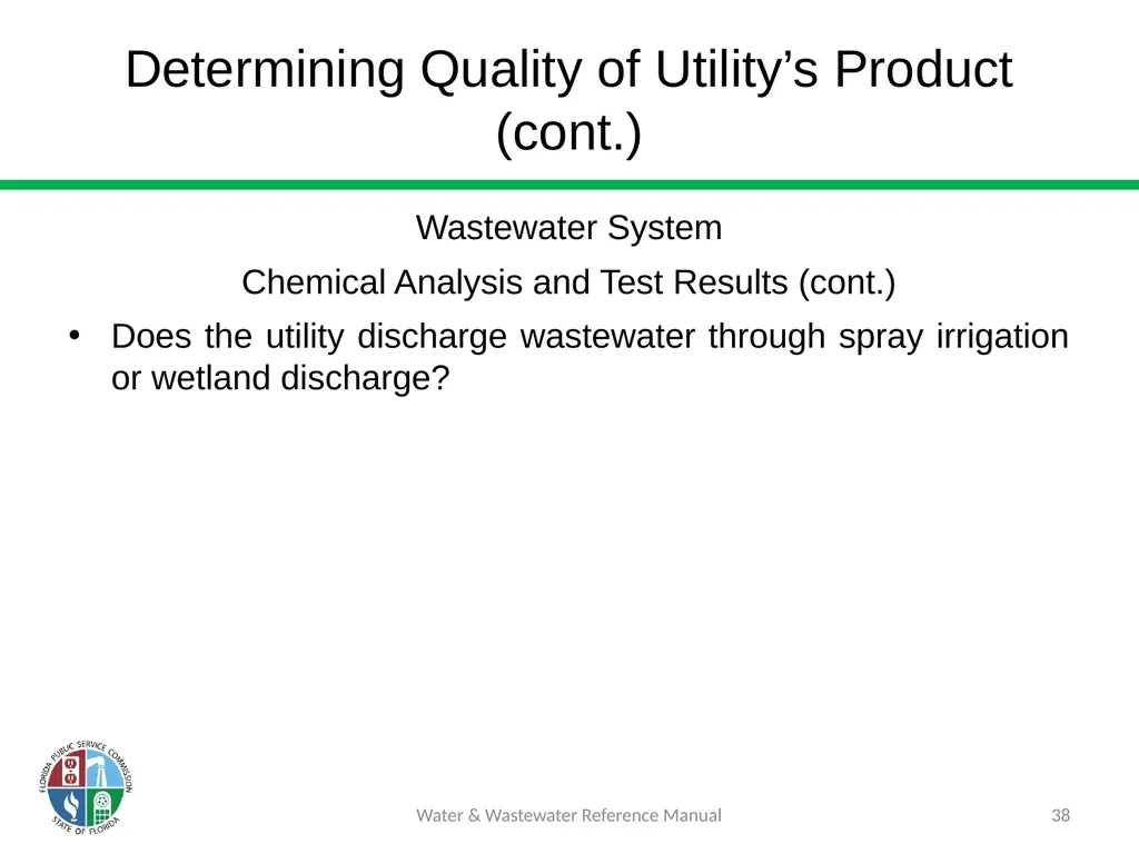 Staff Assisted Rate Cases (SARCs) 1 Water & - slide 38 of 73