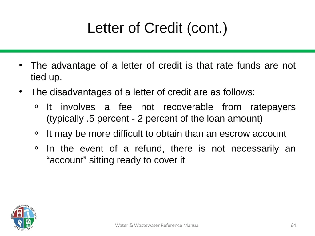 Staff Assisted Rate Cases (SARCs) 1 Water & - slide 64 of 73
