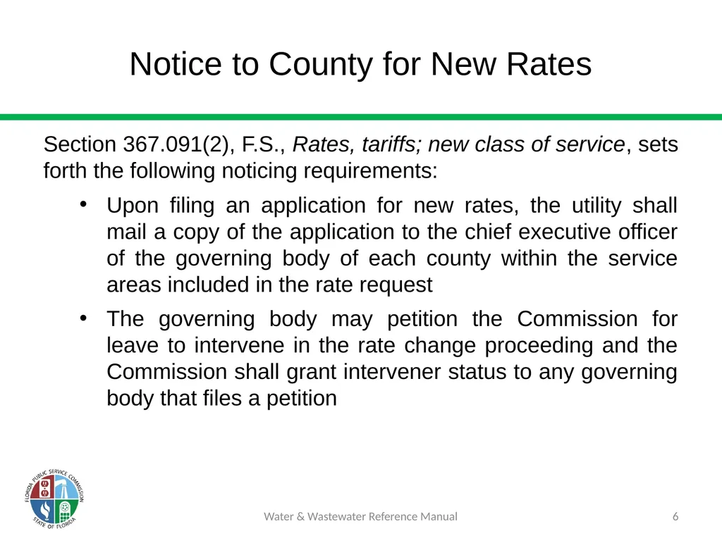 Staff Assisted Rate Cases (SARCs) 1 Water & - slide 6 of 73