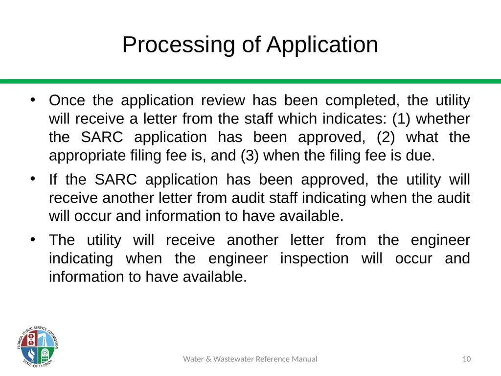 Staff Assisted Rate Cases (SARCs) 1 Water & - slide 10 of 73