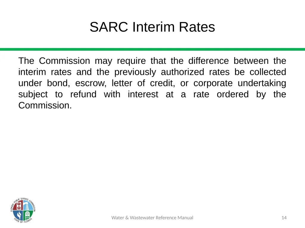 Staff Assisted Rate Cases (SARCs) 1 Water & - slide 14 of 73