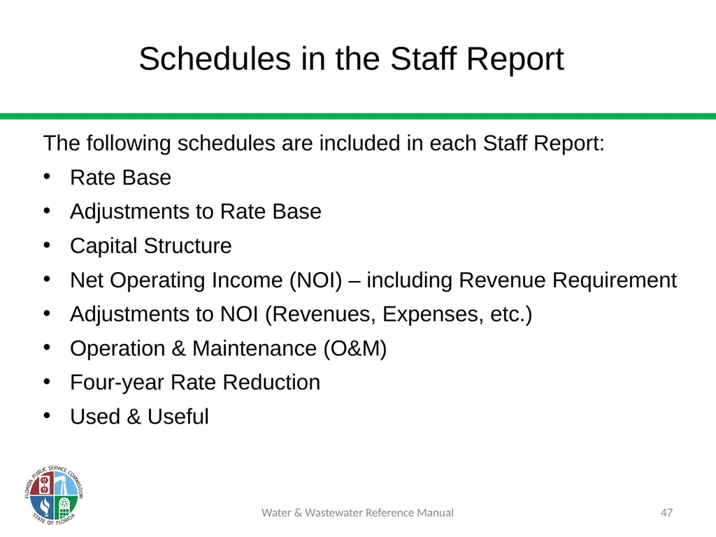 Staff Assisted Rate Cases (SARCs) 1 Water & - slide 47 of 73