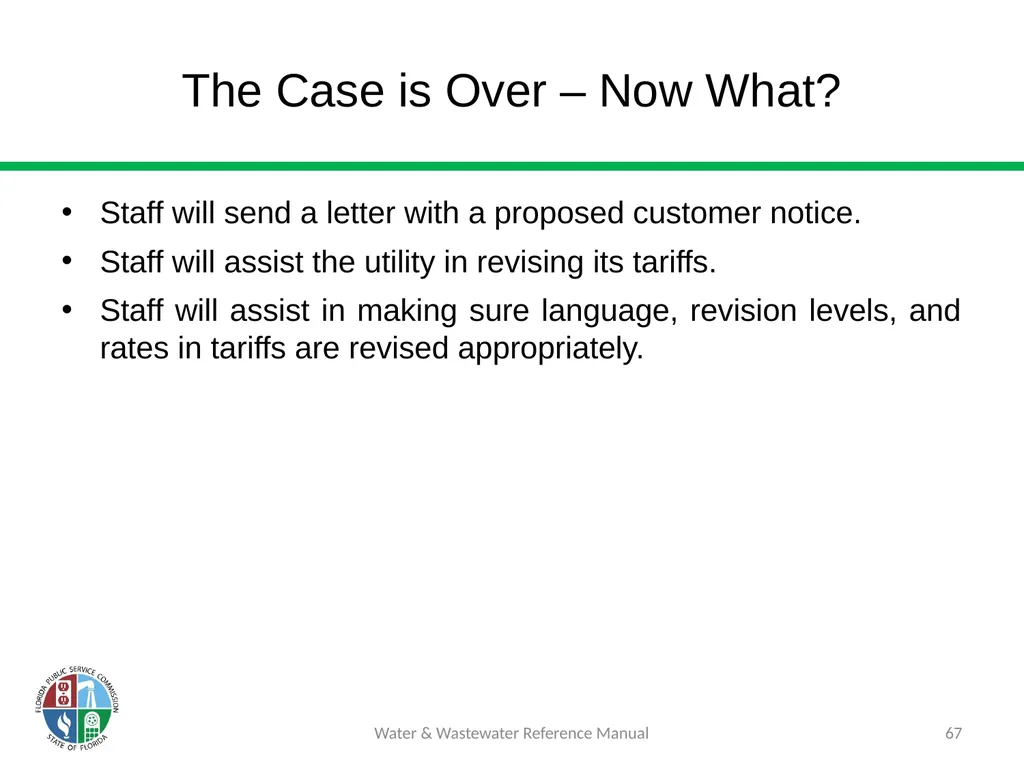 Staff Assisted Rate Cases (SARCs) 1 Water & - slide 67 of 73