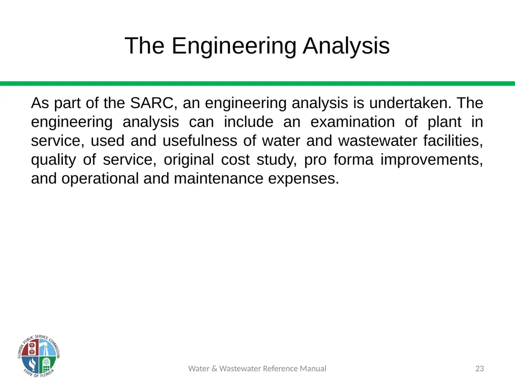 Staff Assisted Rate Cases (SARCs) 1 Water & - slide 23 of 73