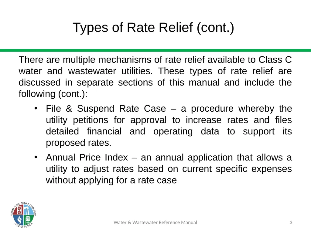 Staff Assisted Rate Cases (SARCs) 1 Water & - slide 3 of 73
