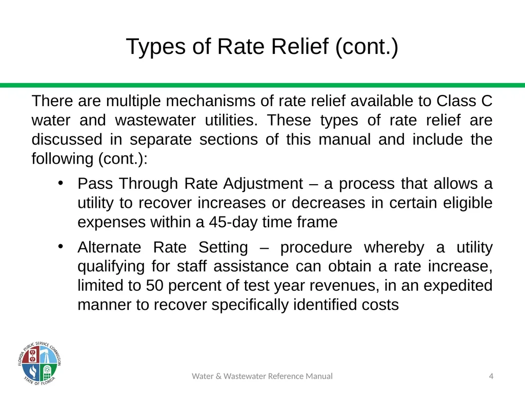 Staff Assisted Rate Cases (SARCs) 1 Water & - slide 4 of 73