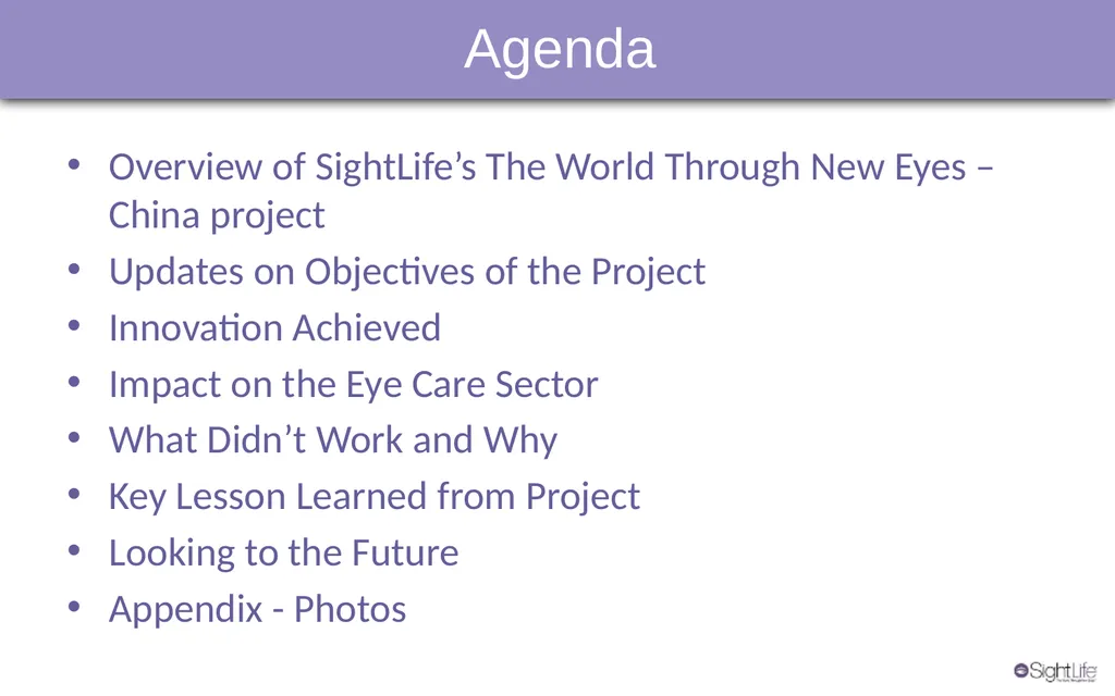 Final Report to Seeing Is Believing Innovation - slide 2 of 15
