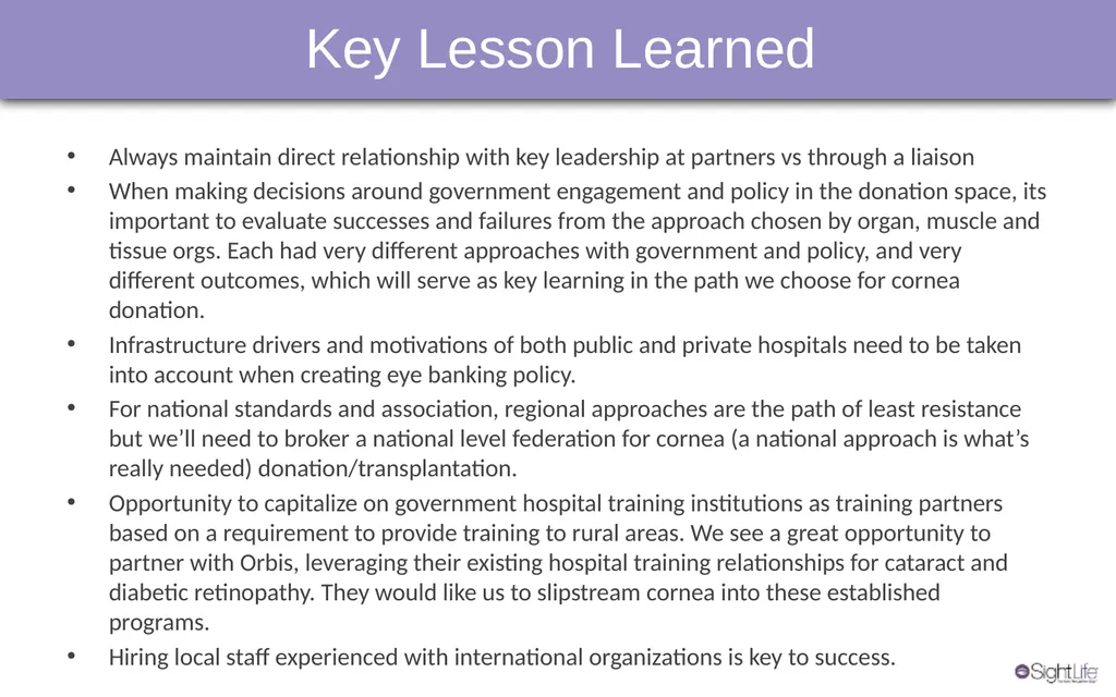 Final Report to Seeing Is Believing Innovation - slide 10 of 15