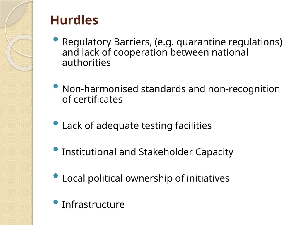 Sub-Regional Trans-Boundary Cooperation towards - slide 11 of 15