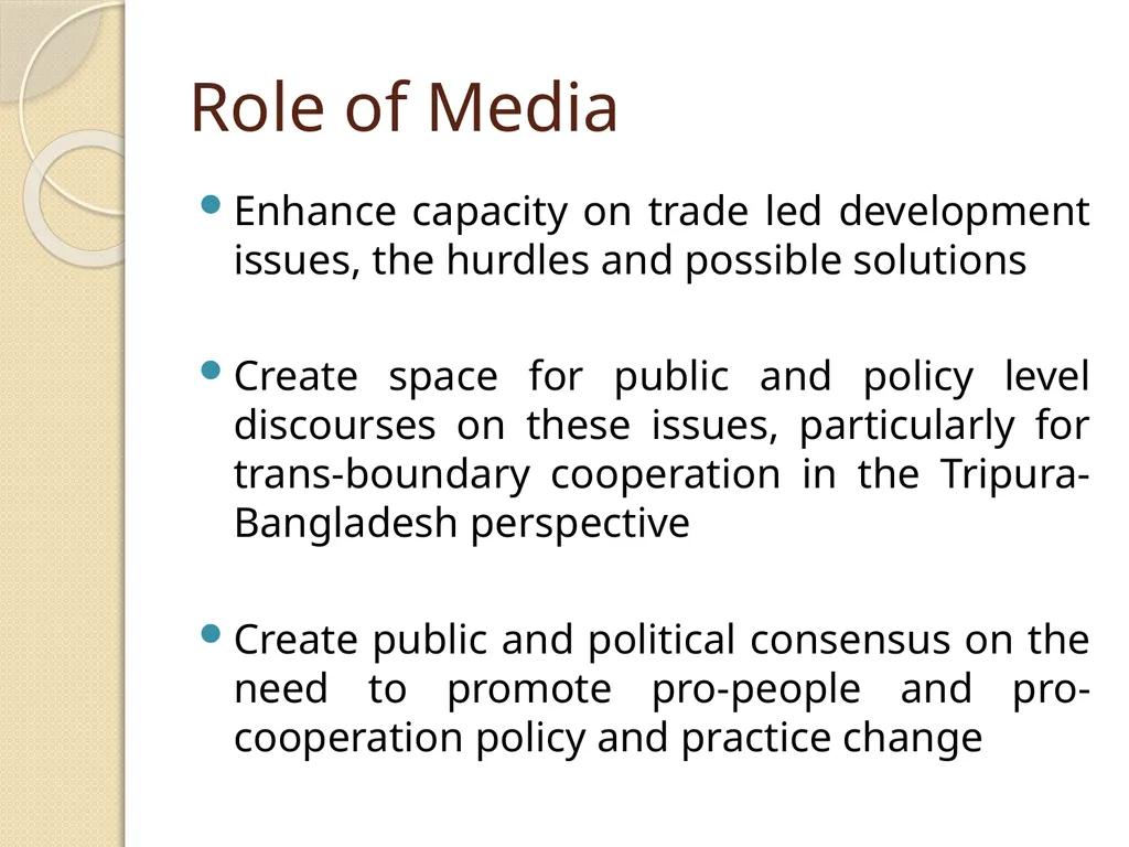 Sub-Regional Trans-Boundary Cooperation towards - slide 13 of 15