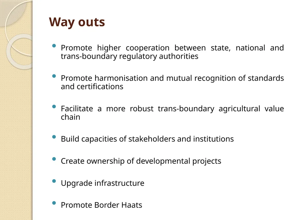 Sub-Regional Trans-Boundary Cooperation towards - slide 12 of 15