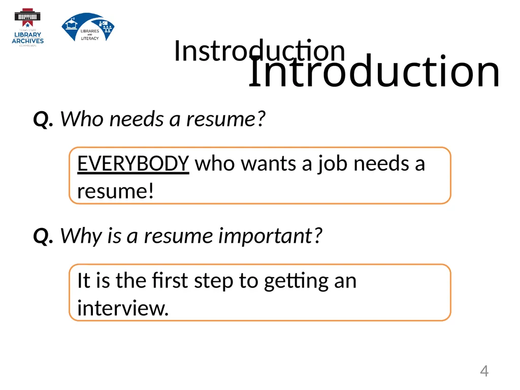 7.2 Resume Writing 1 Create, format, and - slide 4 of 24