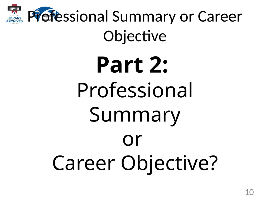 7.2 Resume Writing 1 Create, format, and - slide 10 of 24