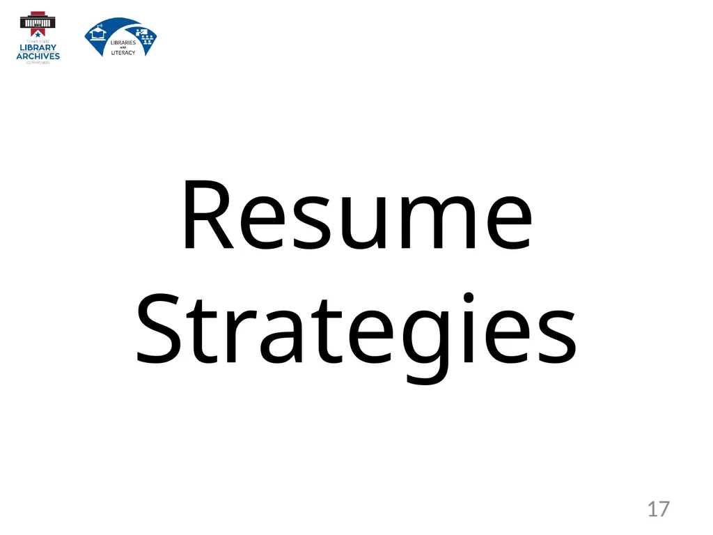 7.2 Resume Writing 1 Create, format, and - slide 17 of 24