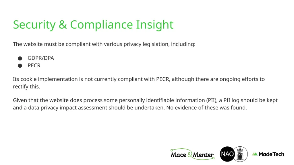 NAO Website Technical Discovery Prepared by Stu - slide 27 of 43
