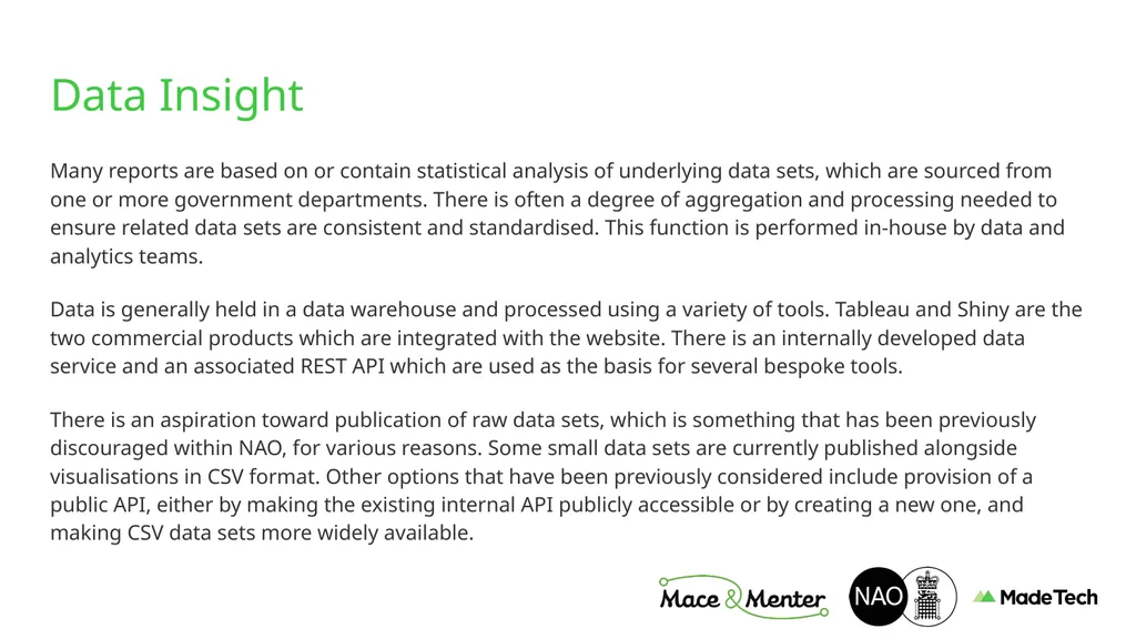 NAO Website Technical Discovery Prepared by Stu - slide 19 of 43