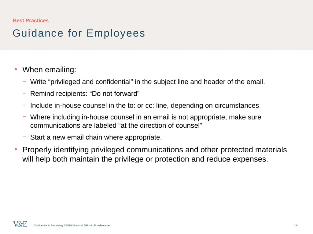 Privileged Communications: An Overview and - slide 14 of 24