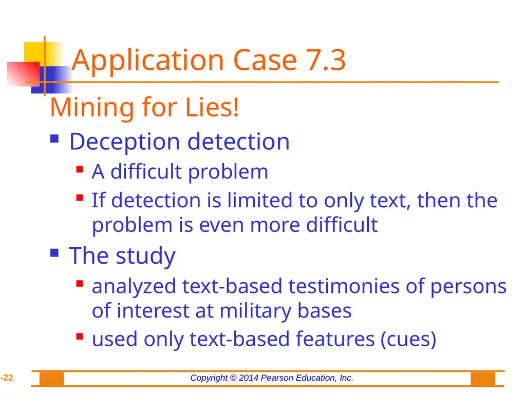 Chapter 7: Text Analytics, Text Mining, and - slide 22 of 53