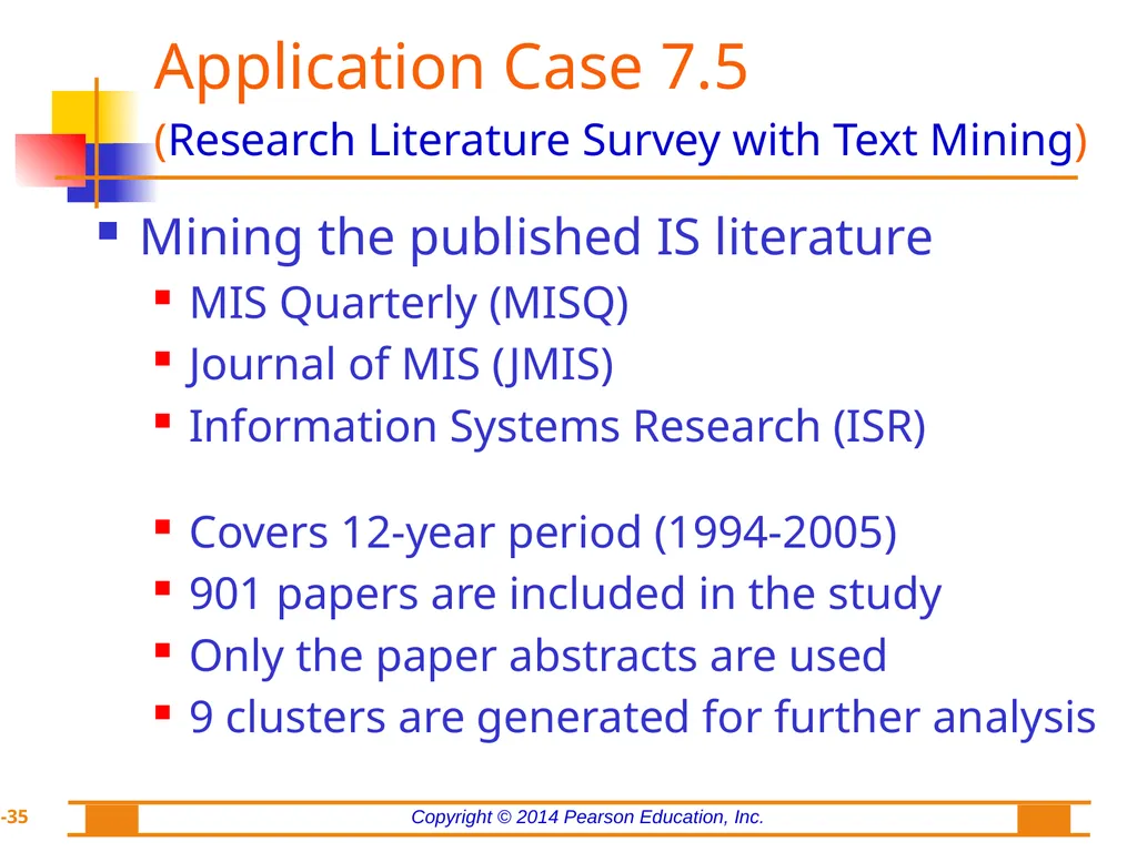 Chapter 7: Text Analytics, Text Mining, and - slide 35 of 53