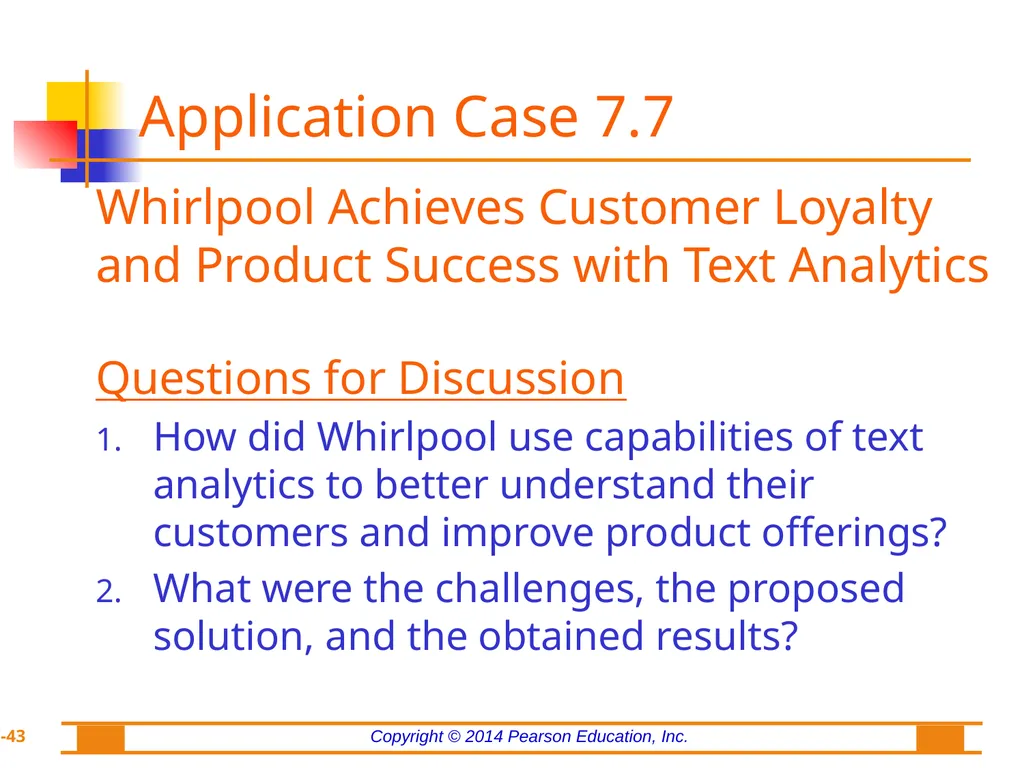 Chapter 7: Text Analytics, Text Mining, and - slide 43 of 53
