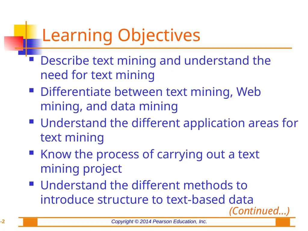 Chapter 7: Text Analytics, Text Mining, and - slide 2 of 53