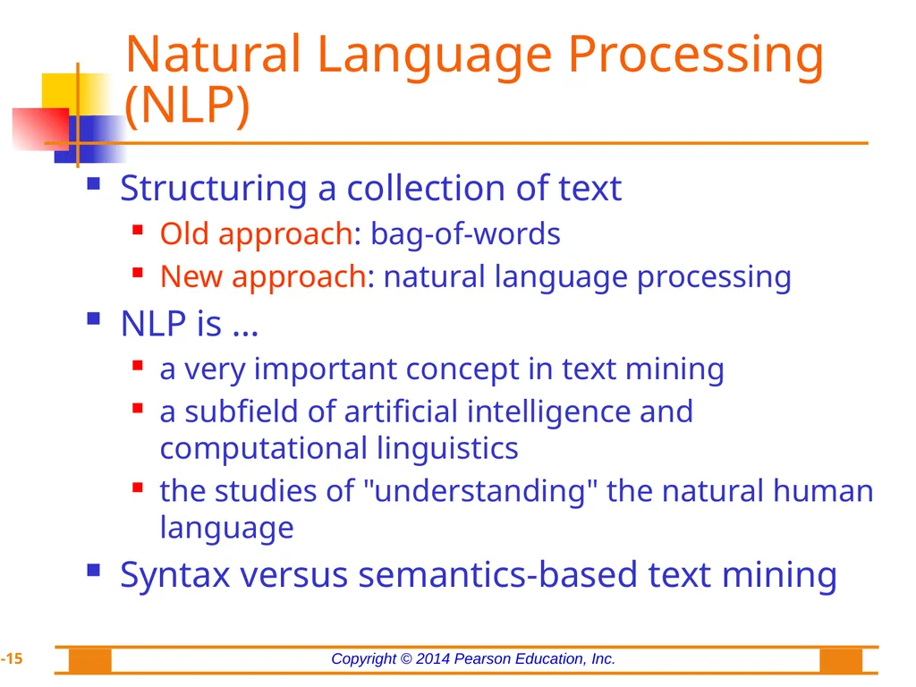 Chapter 7: Text Analytics, Text Mining, and - slide 15 of 53