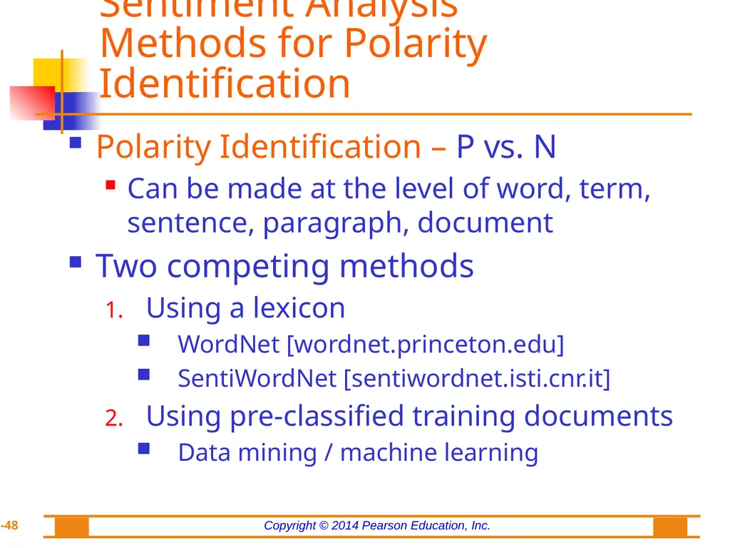 Chapter 7: Text Analytics, Text Mining, and - slide 48 of 53